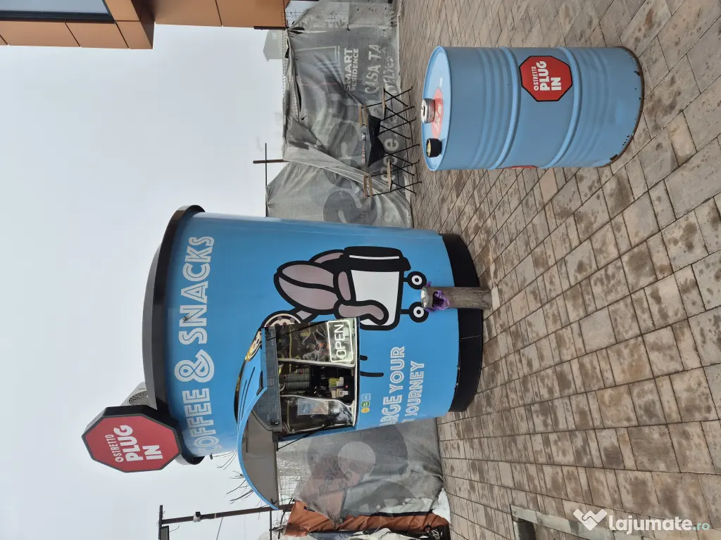Kiosk Cafenea Mobil Complet Echipat – Coffee to Go 