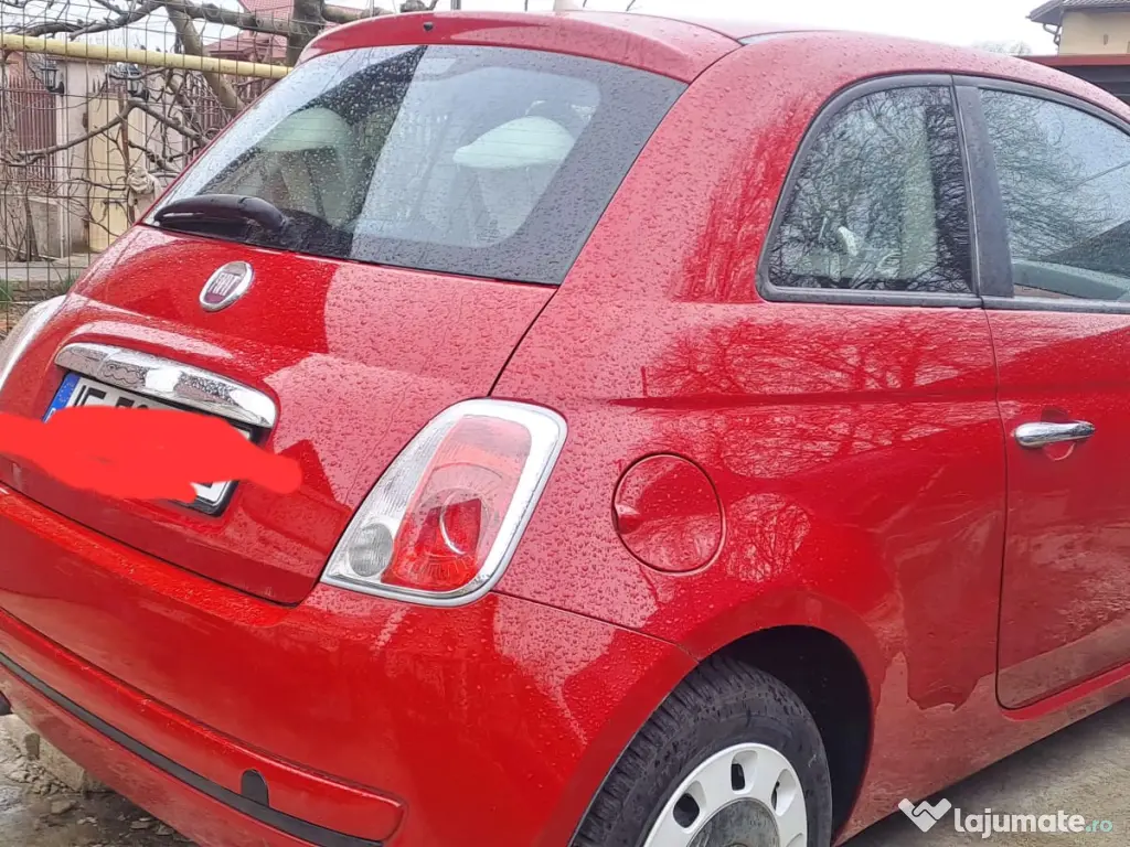 FIAT500,an2012, benzină0,9L,automată 