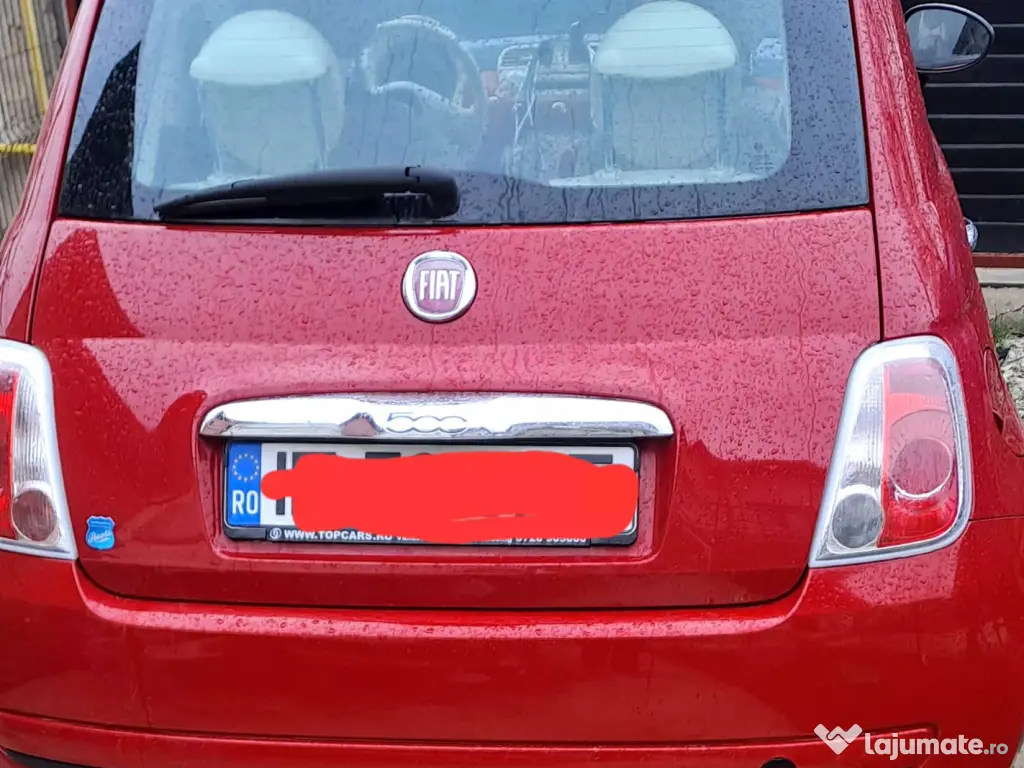 FIAT500,an2012, benzină0,9L,automată 