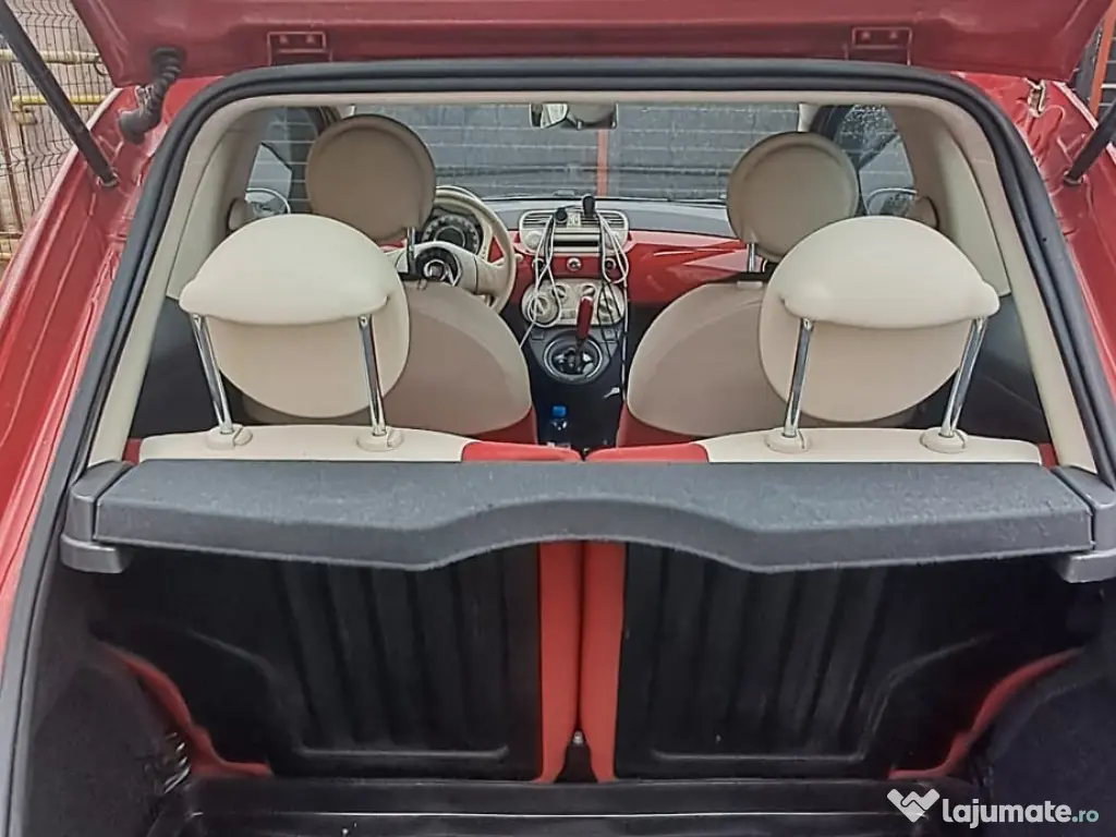 FIAT500,an2012, benzină0,9L,automată 