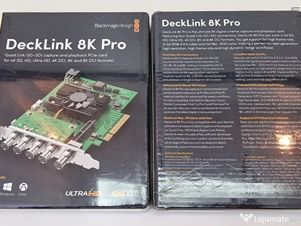 Blackmagic Design DeckLink 8K Pro Placă captură 