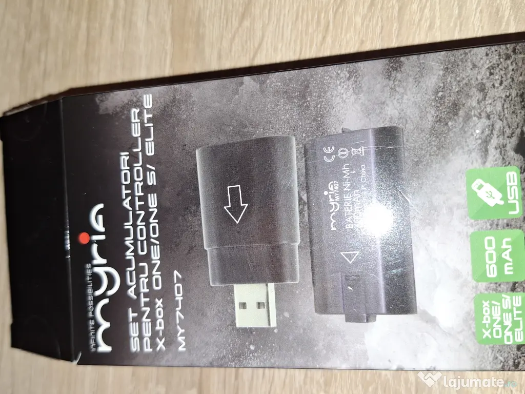 Controller Xbox Series X + adaptor wireless + baterie microsoft 