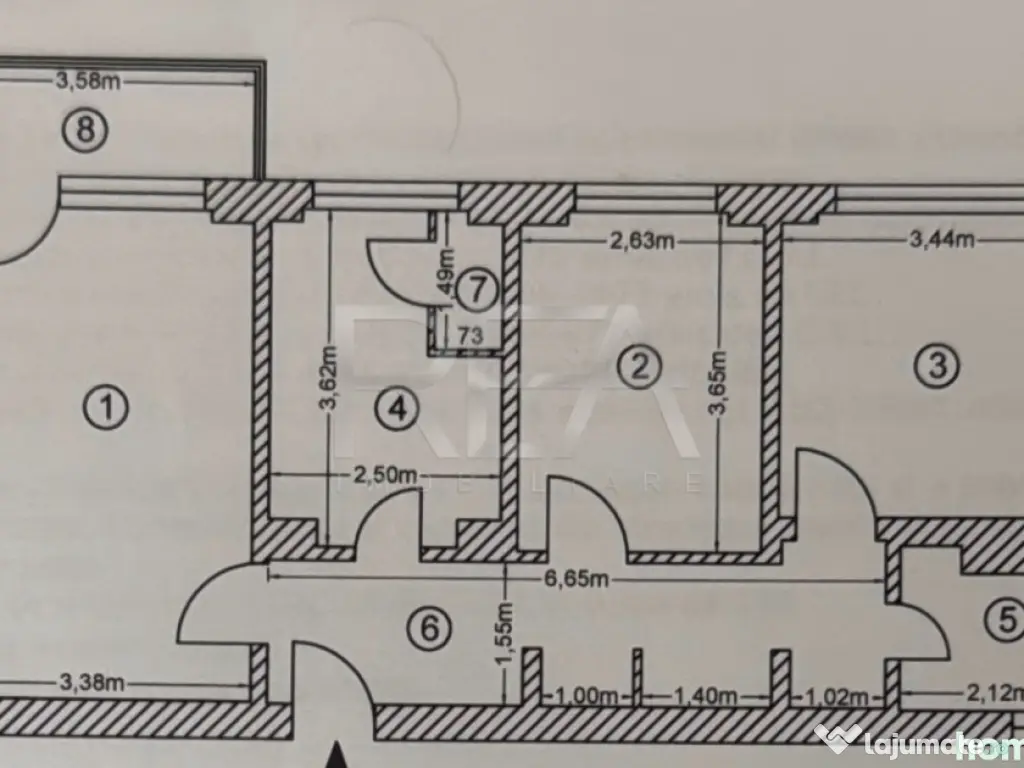 3 camere, 4/10, 66mp, bloc 1978-Drumul Taberei 