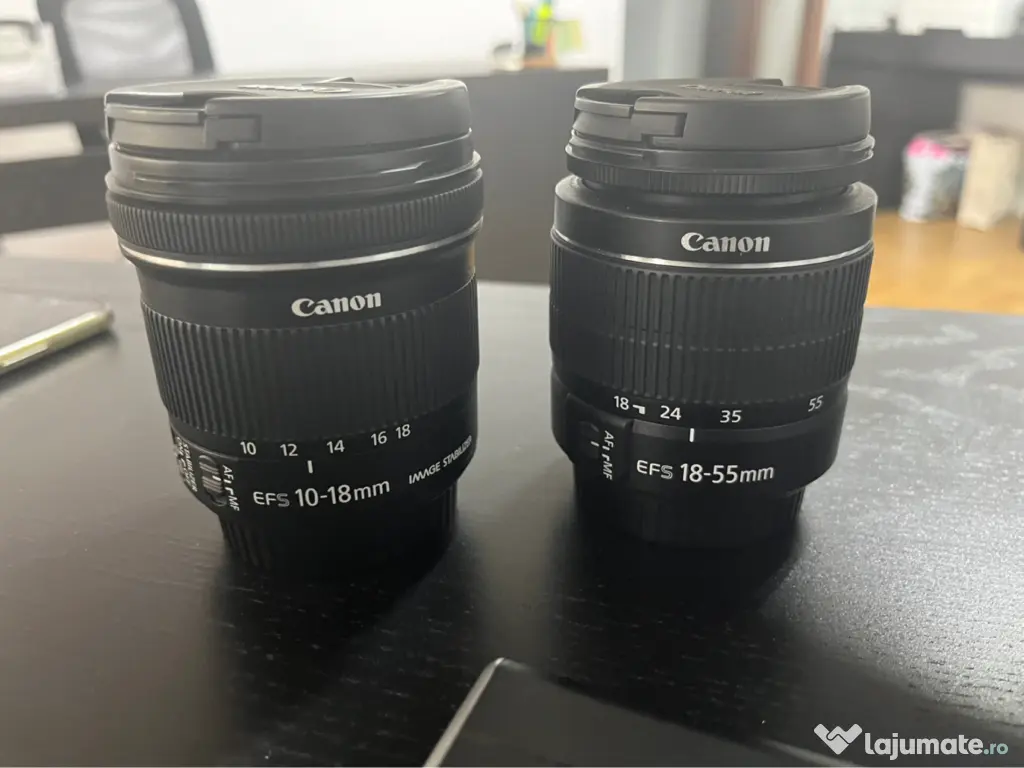 Aparat foto Canon EOS 1300 D plus 2 obiective și geantă 