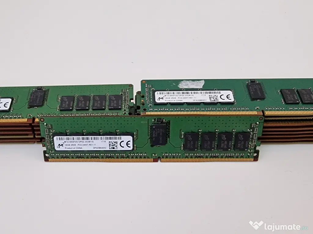 Micron  16 x 16GB DDR4 ECC rdimm Server Ram 256GB Total 