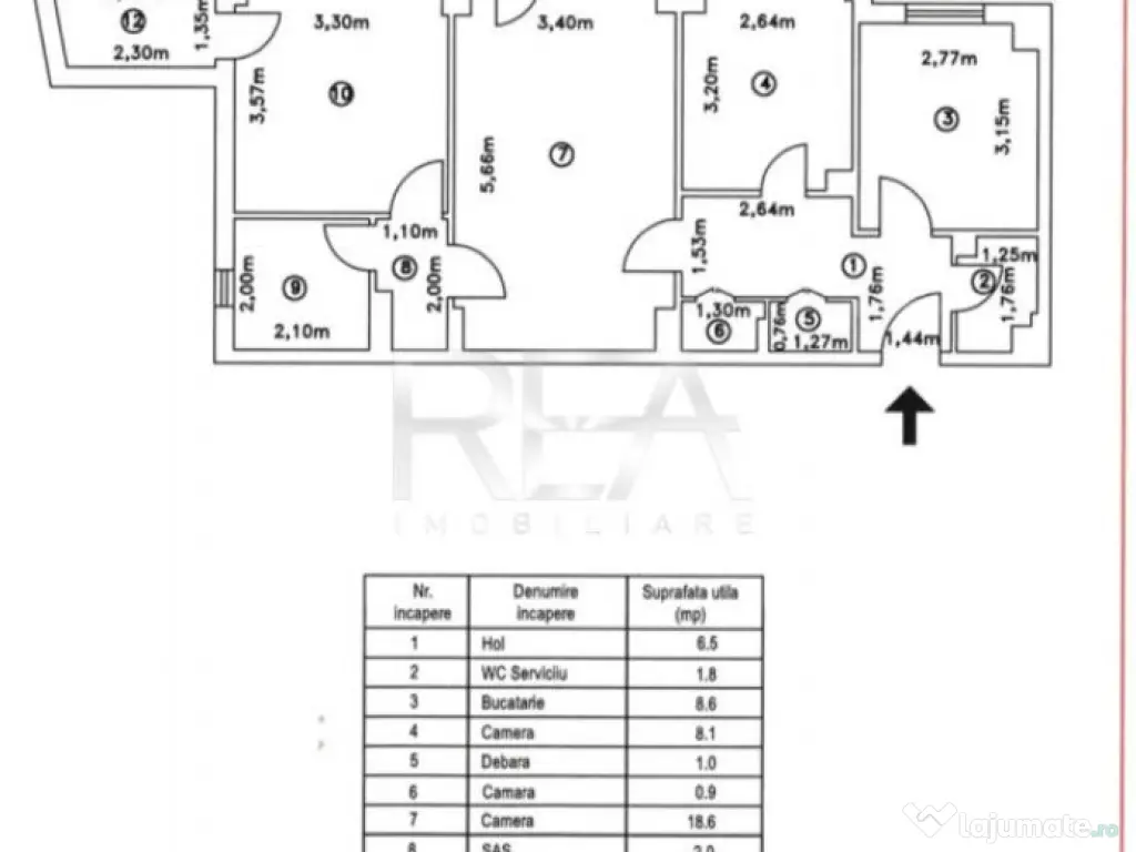 3 camere, 3/10, anvelopat, bloc 1983-Ghencea-Str Vladeasa 
