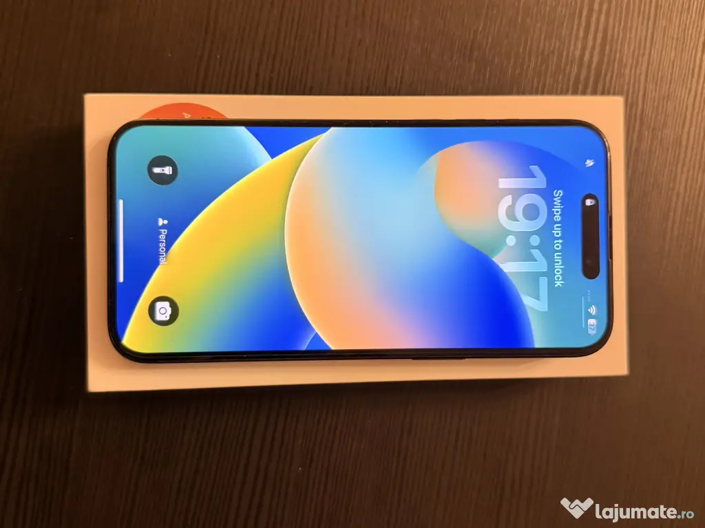 iPhone 15 Pro Max Black Titanium 5G, 256GB – CA NOU + HUSE MAGSAFE FULL BOX 