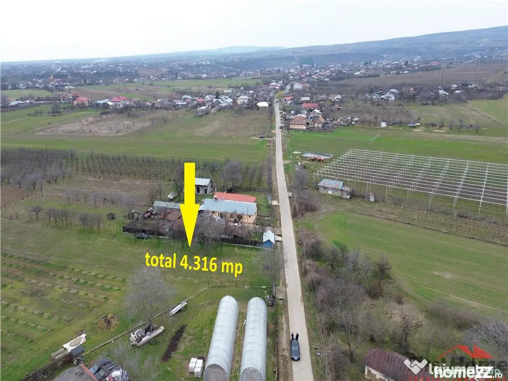 Teren intravilan 1.308mp 3.008mp extravilan in Urechesti d 