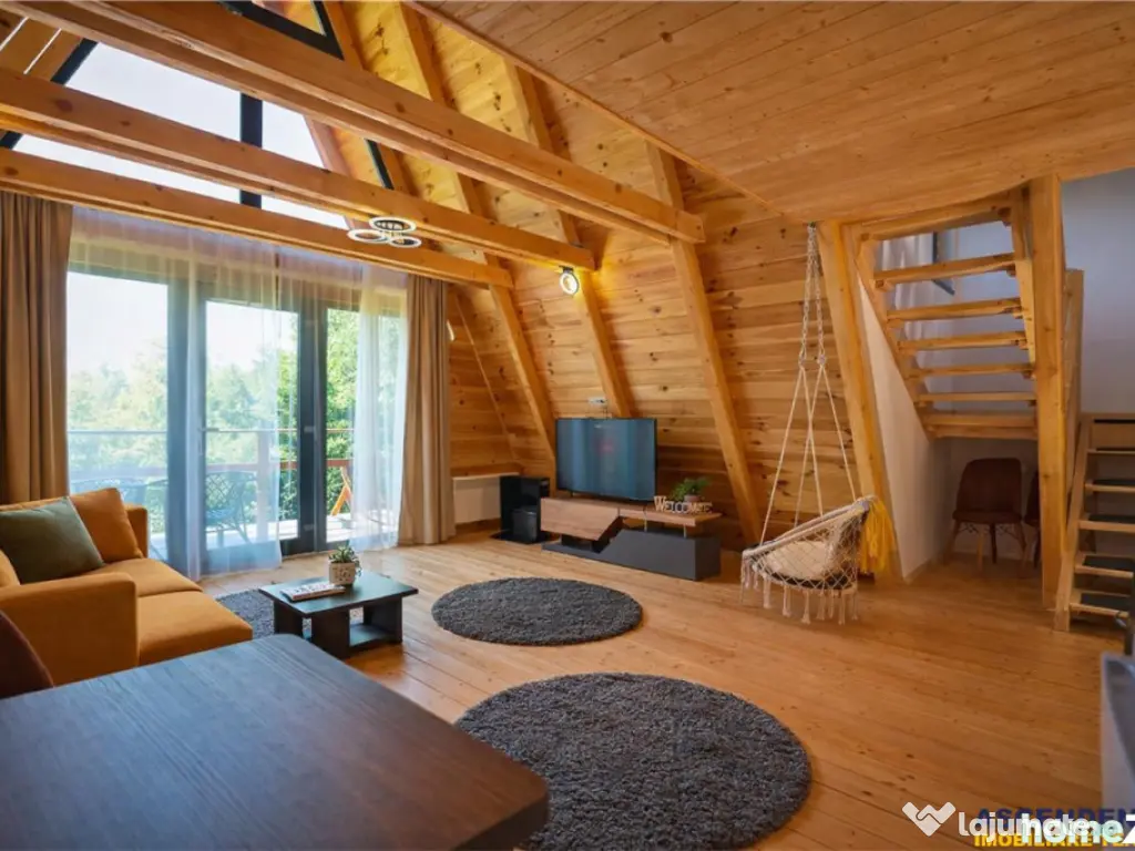 In incantare peisagistica,rafinata cabana, echipata,Moieciu, 