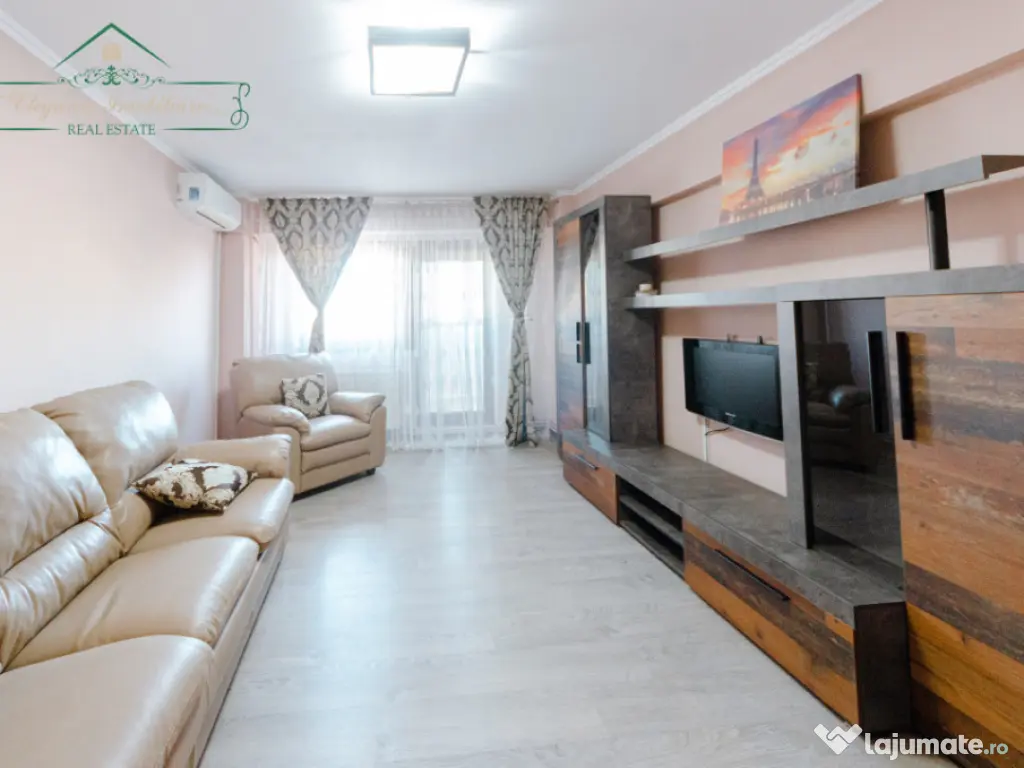 Apartament de inchiriat cu 2 camere si cenrala proprie, zon 