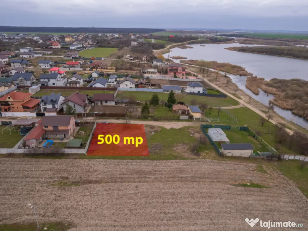 BRANESTI - VADU ANEI, TEREN 500 MP, FRONT STRADAL 22 MP! 