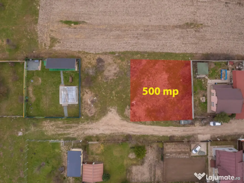 BRANESTI - VADU ANEI, TEREN 500 MP, FRONT STRADAL 22 MP! 