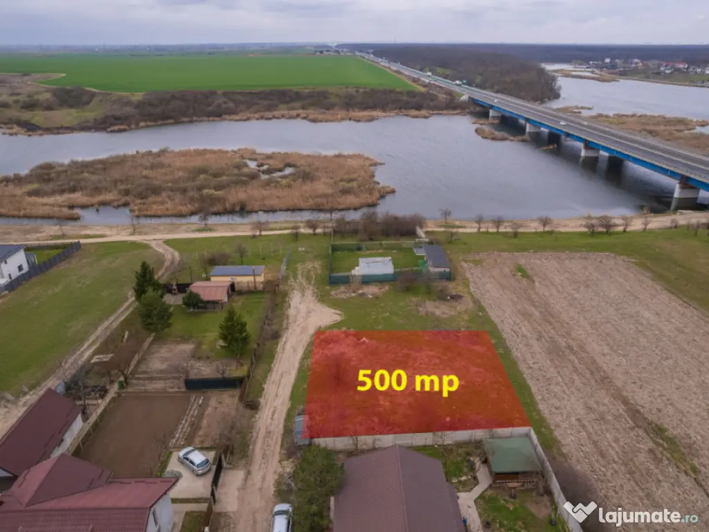 BRANESTI - VADU ANEI, TEREN 500 MP, FRONT STRADAL 22 MP! 