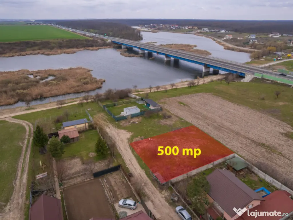 BRANESTI - VADU ANEI, TEREN 500 MP, FRONT STRADAL 22 MP! 