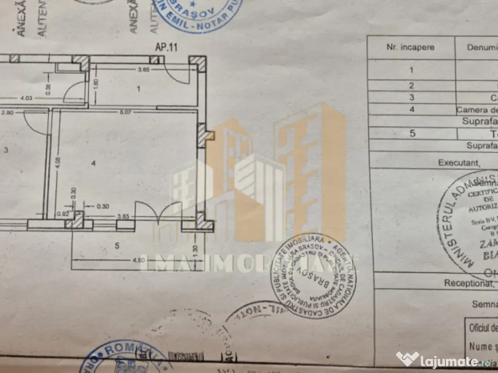Apartament 2 camere tip studio Tractorul Brasov 