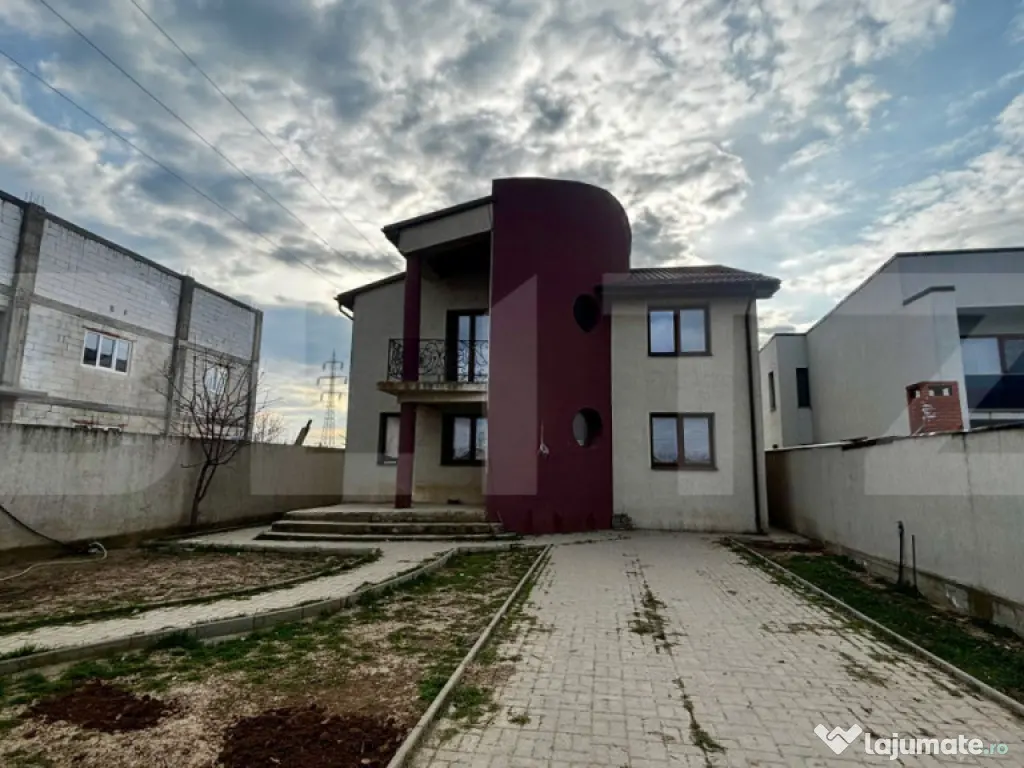 Vilă modernă P+1 cu design arhitectural unic, 200 mpu, Du 