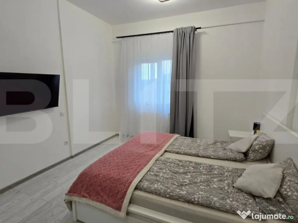 Apartament 2 camere, 61 mp, terasă 90 mp, zona Nord-Est 