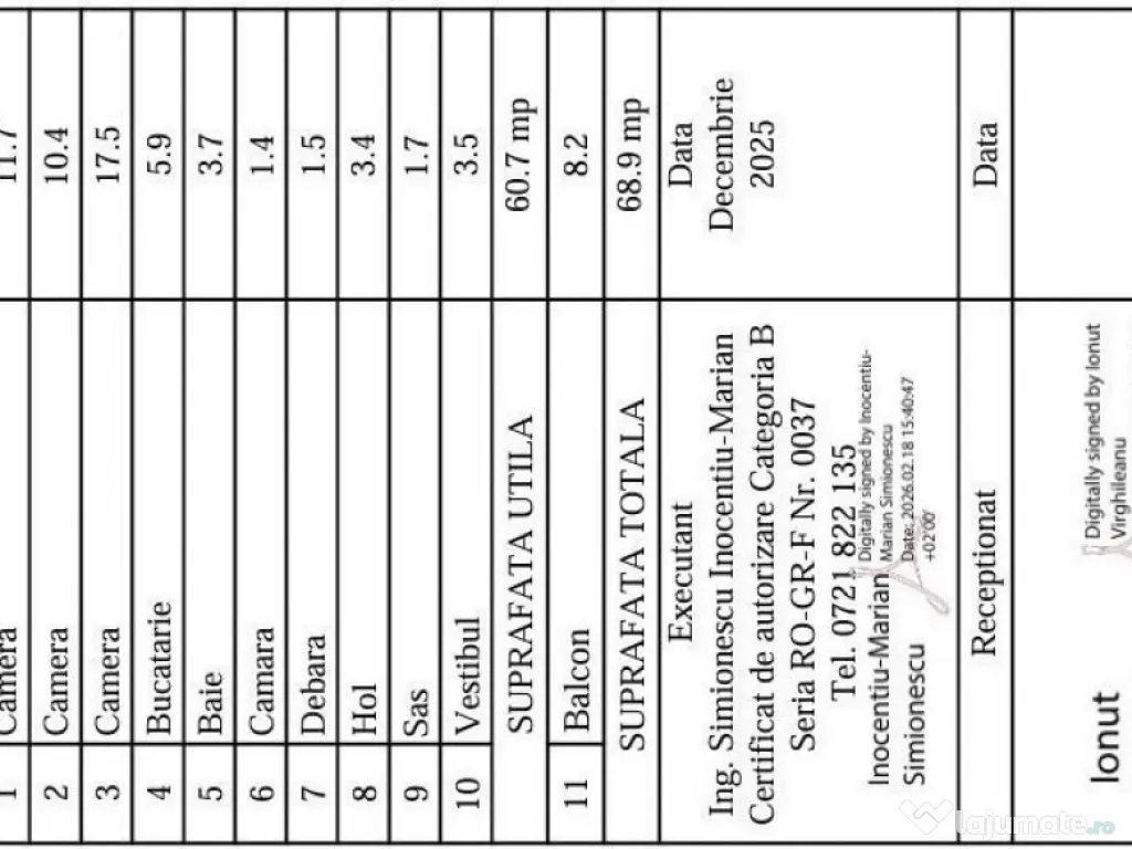 3cam.dec-1baie-disponibil imediat/Bvd Brancoveanu 130-132... 