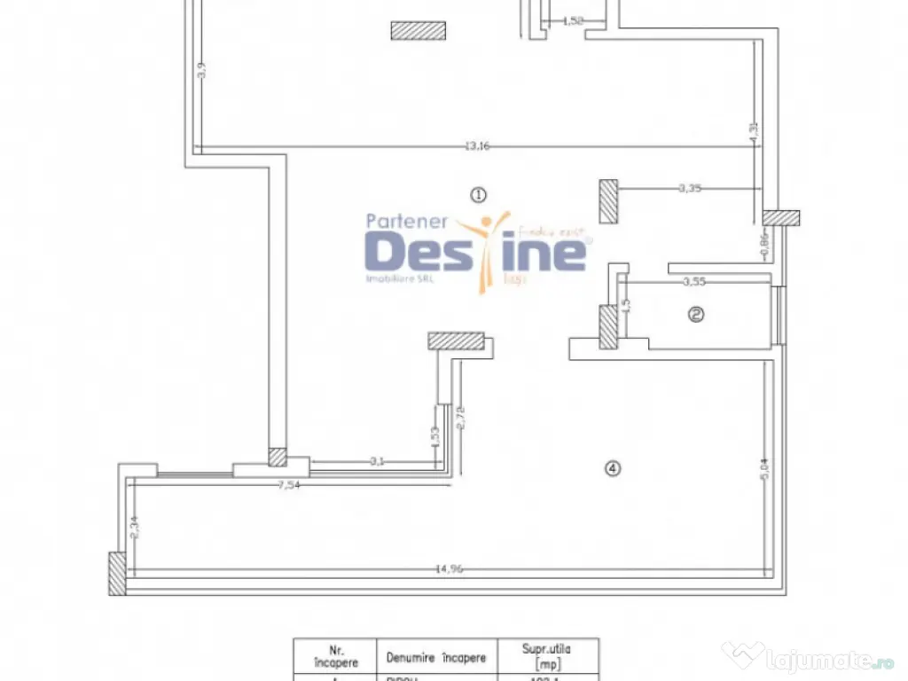 Spatiu birouri premium Copou 111 mp + terasa 55mp 