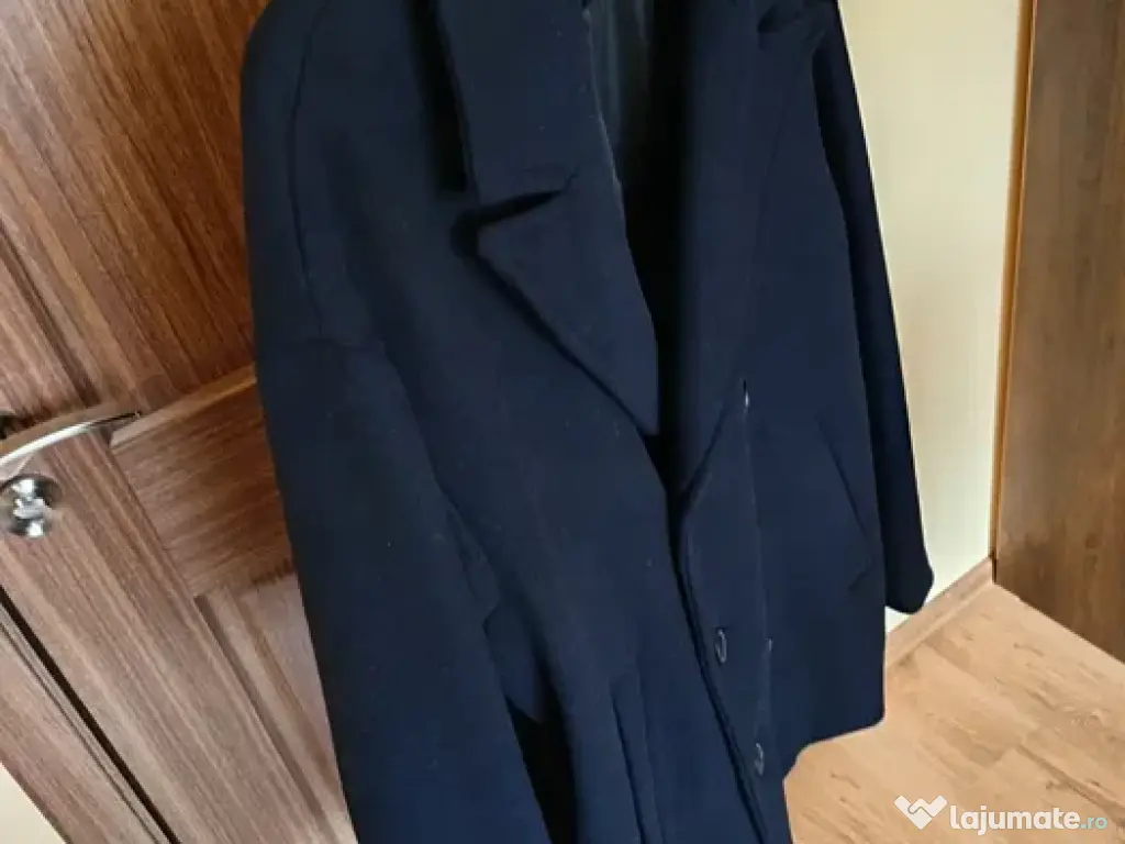Palton bărbați bleumarin PULL&BEAR nou nefolosit 
