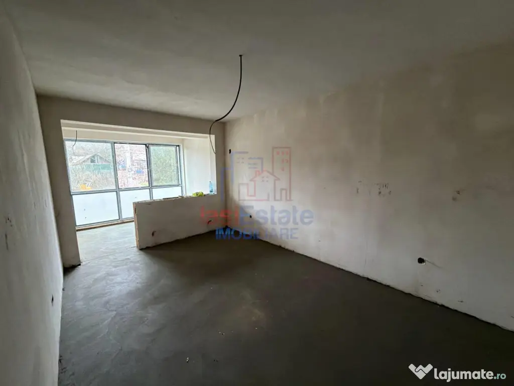 Apartament cu 2 camere, Hlincea, etajul 1 - 61.93mp balcon 