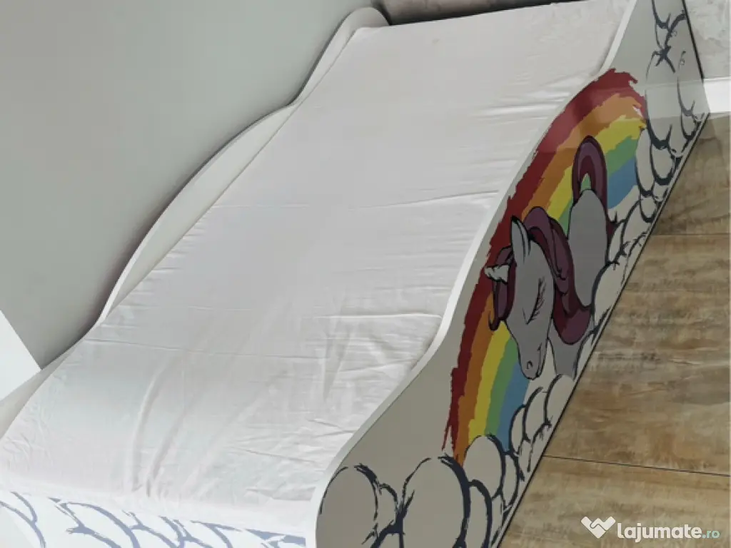 Pat copii unicorn 70x140 