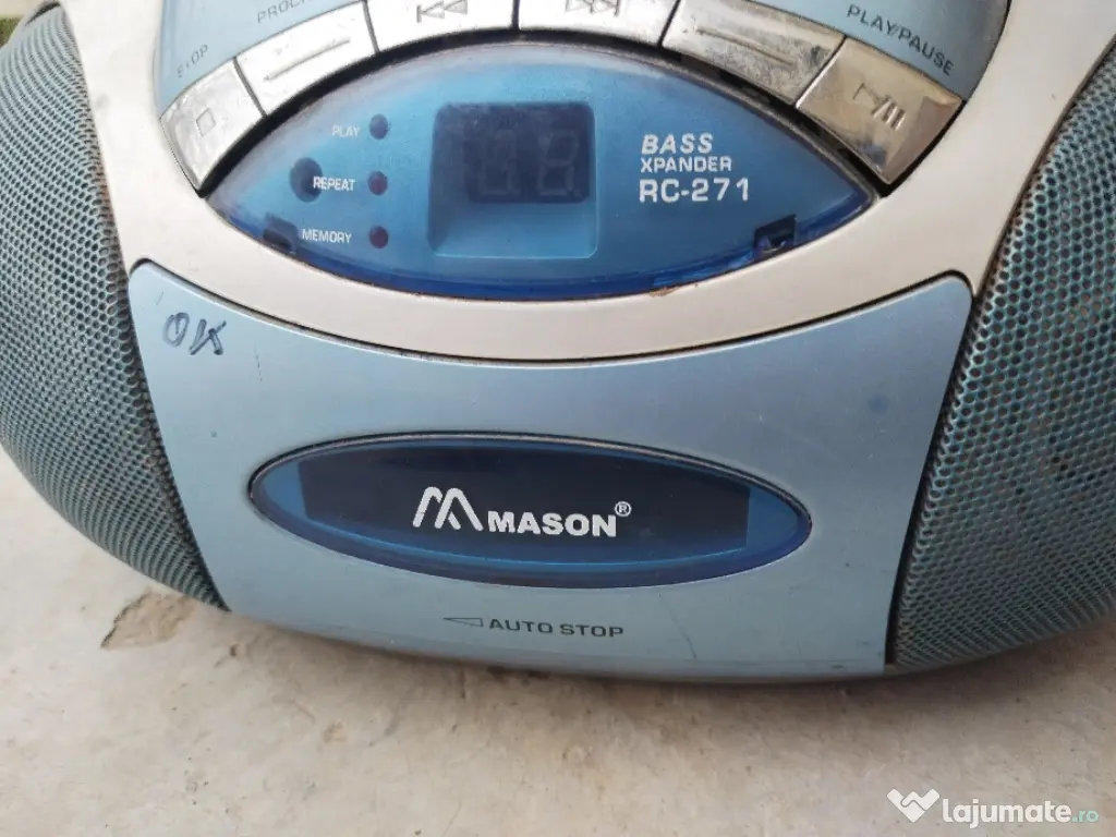 radio casetofon Mason cu boxe 