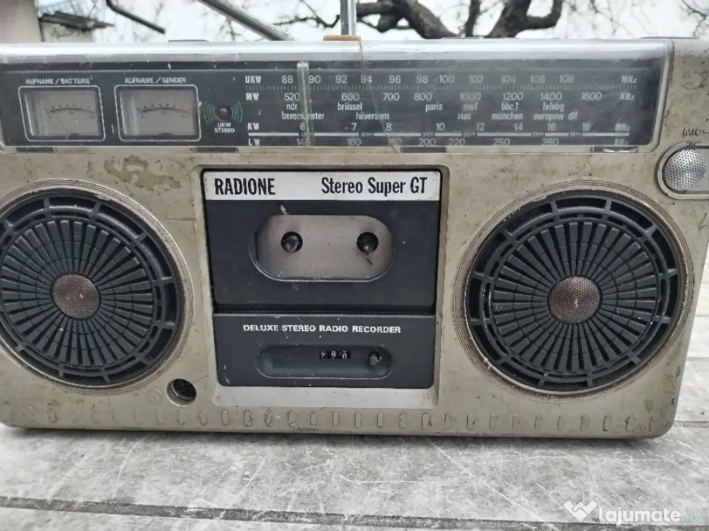 Boombox Radione stereo super GT 