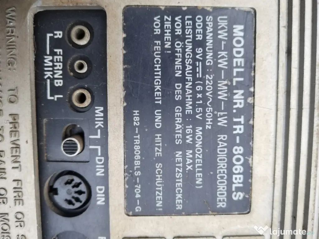 Boombox Radione stereo super GT 