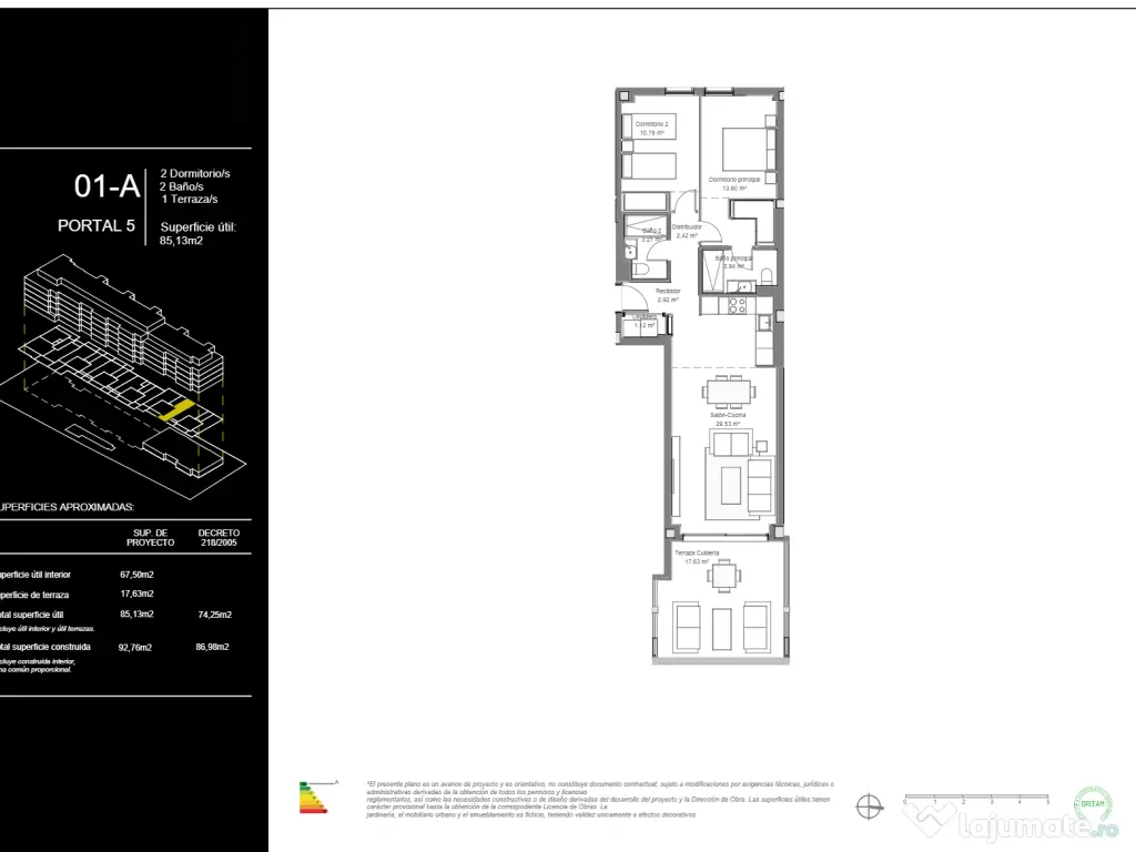Apartament premium cu piscină și sală de sport, situat într-un cartier de coastă 