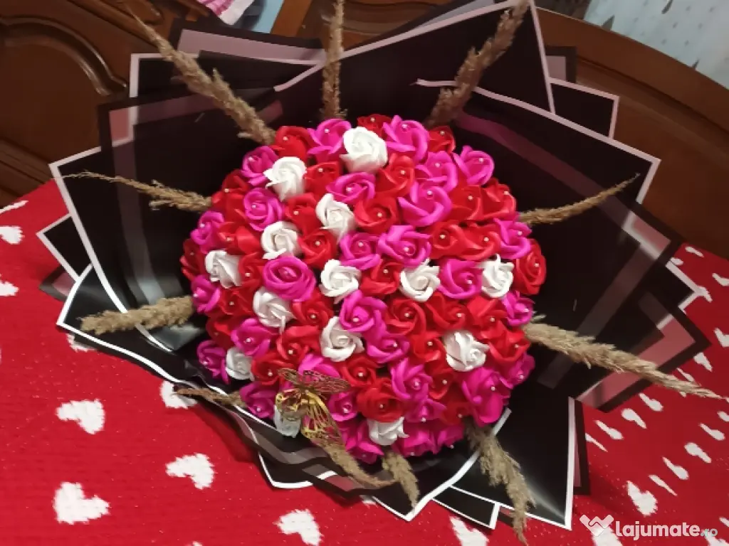 Buchet de trandafiri de săpun 
