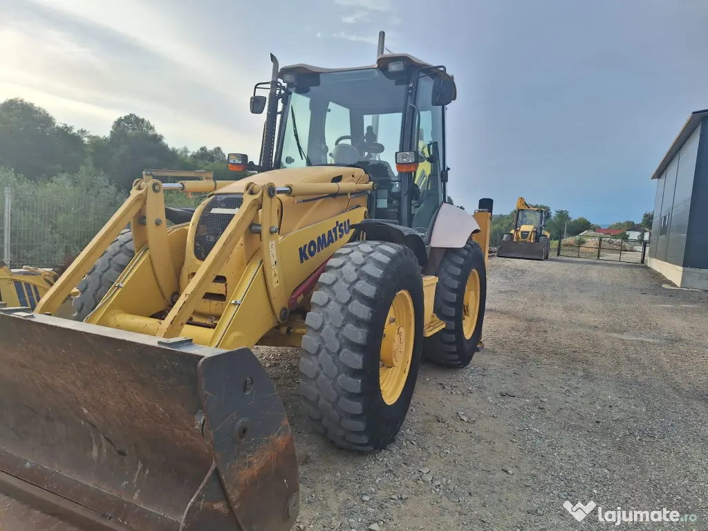 Buldoexcavator Komatsu 93S, an 2014, AC, antibalans 