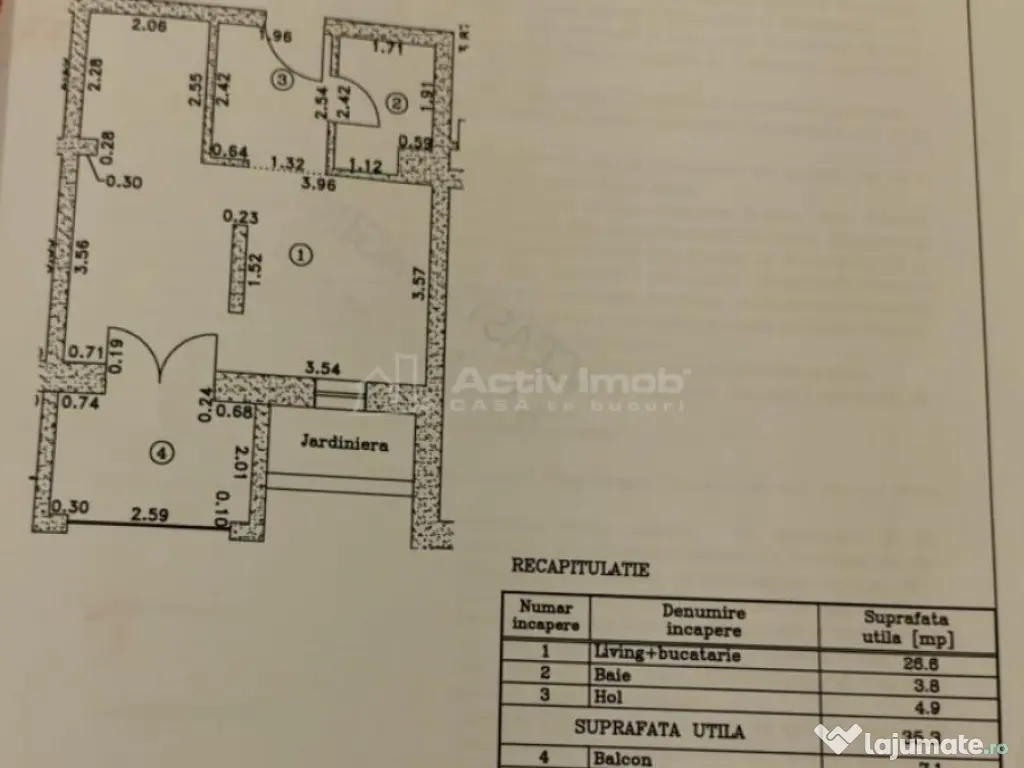 Garsoniera, Fizicienilor, Bloc Nou, Centrala Proprie, 10 min 