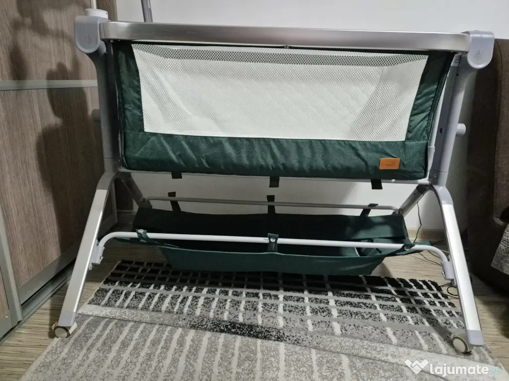 Patut electric cu functie de leganare si inaltime reglabila A6 Gri 