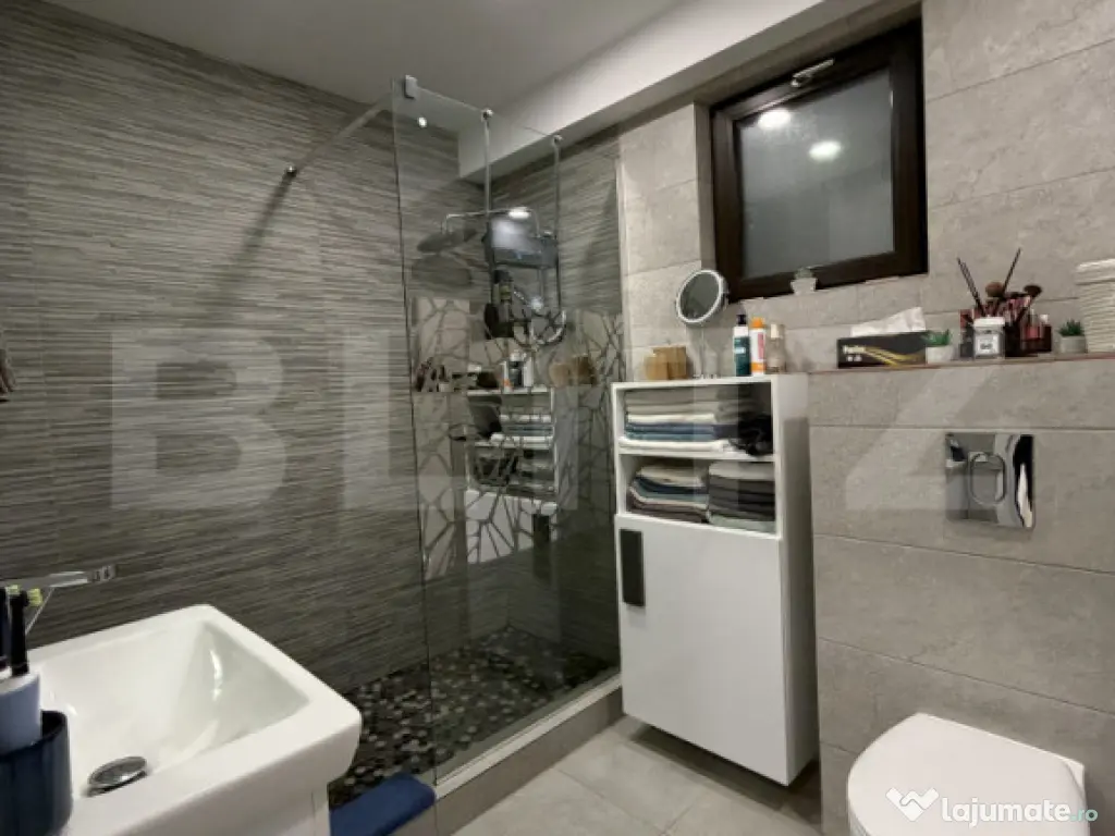 Apartament 3 camere, bloc nou, mobilat utilat, 71,9 mpu, G. 