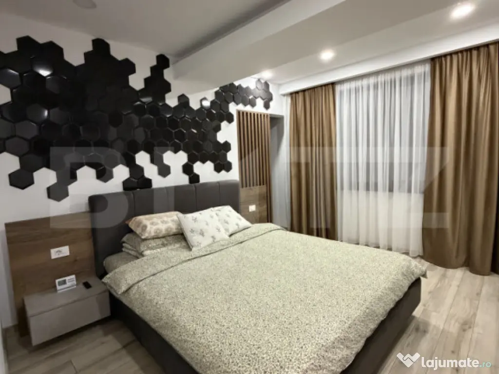 Apartament 3 camere, bloc nou, mobilat utilat, 71,9 mpu, G. 