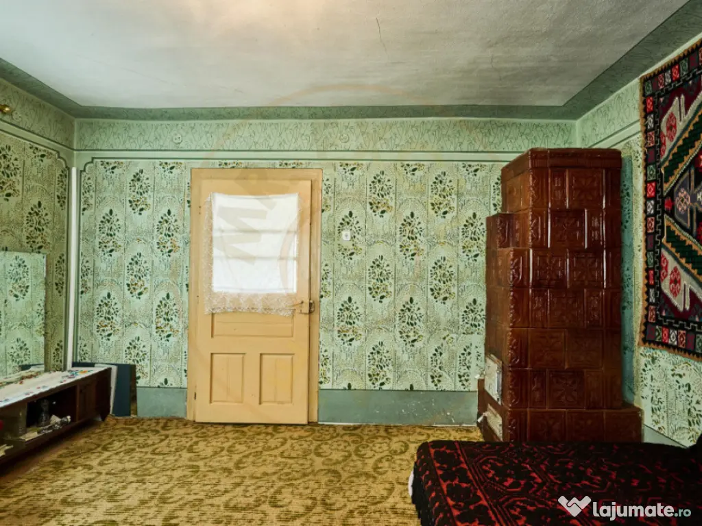 Casa la munte cu teren generos in Com. Nucsoara, loc. Slat 