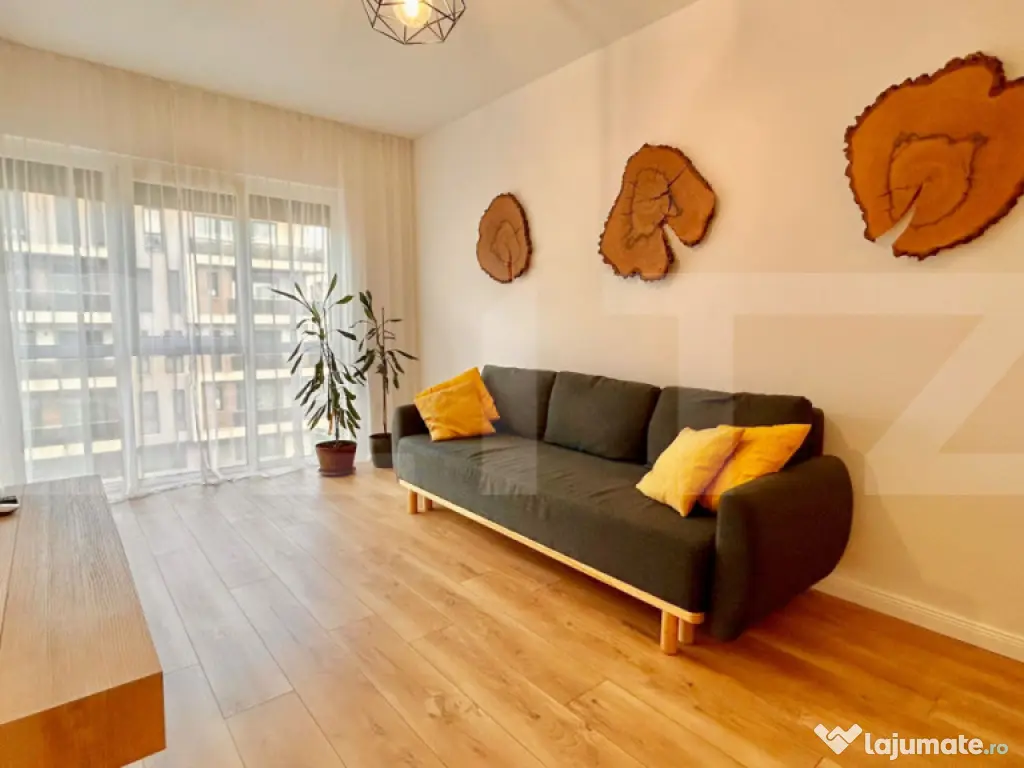 Apartament 2 camere modern, încălzire în pardoseală, loc