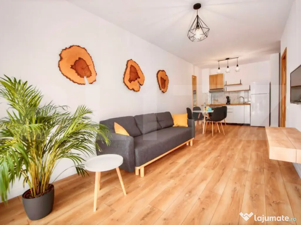 Apartament 2 camere modern, încălzire în pardoseală, loc