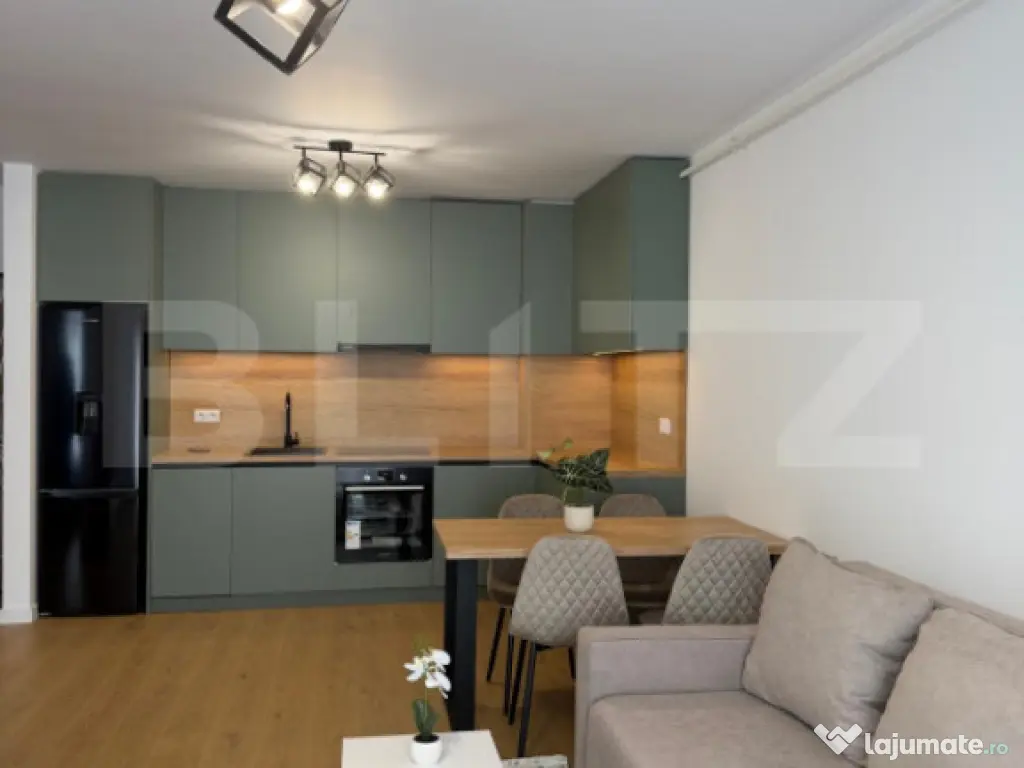 Apartament lux 2 camere 45 mp, terasa 8.50 mp, etaj intermed