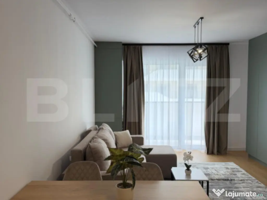 Apartament lux 2 camere 45 mp, terasa 8.50 mp, etaj intermed