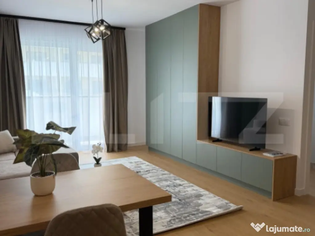 Apartament lux 2 camere 45 mp, terasa 8.50 mp, etaj intermed