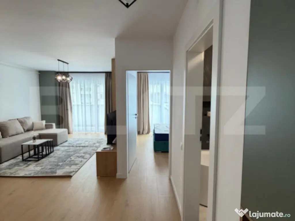 Apartament lux 2 camere 45 mp, terasa 8.50 mp, etaj intermed