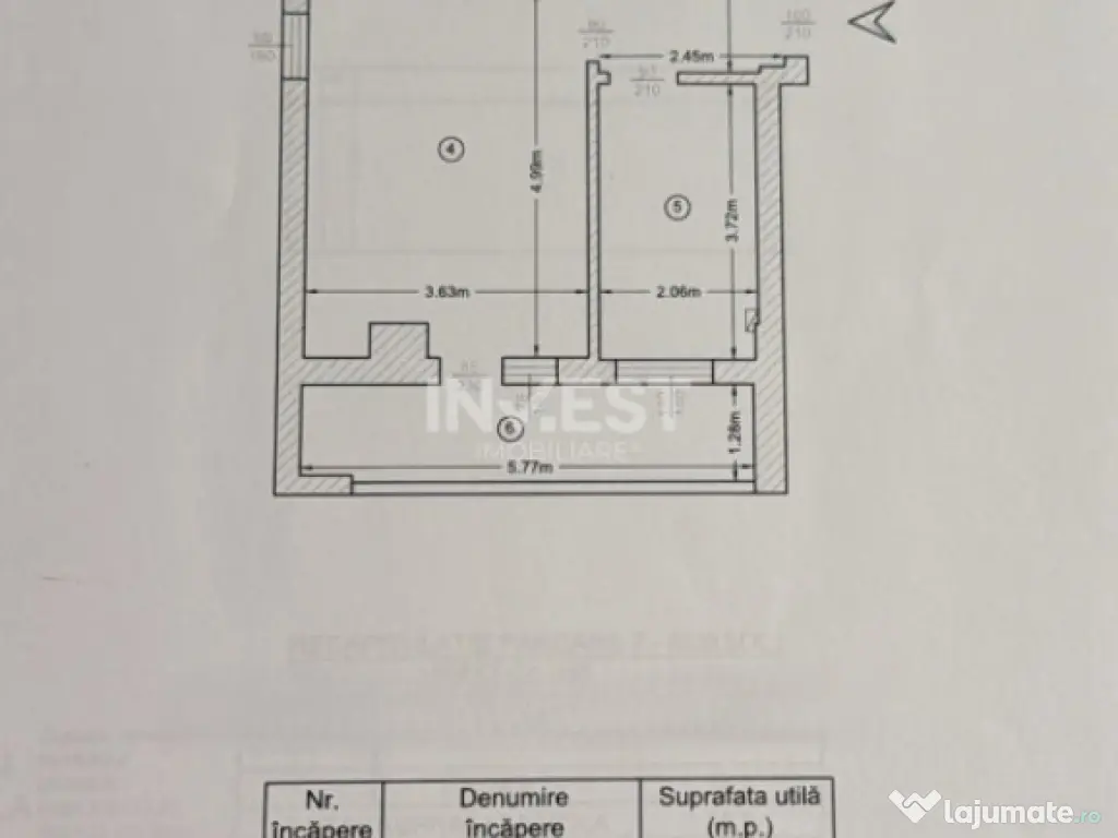2 CAMERE DECOMANDAT MOBILAT+UTILAT PACURARI, IASI