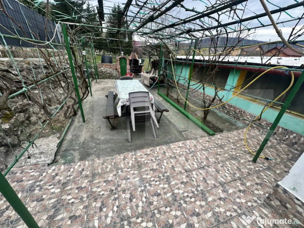 Apartament de locuit + atelier auto + terasa și curte gener 