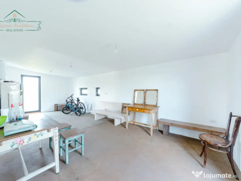 Casă nouă pe structură din lemn cu centrala proprie , Com 