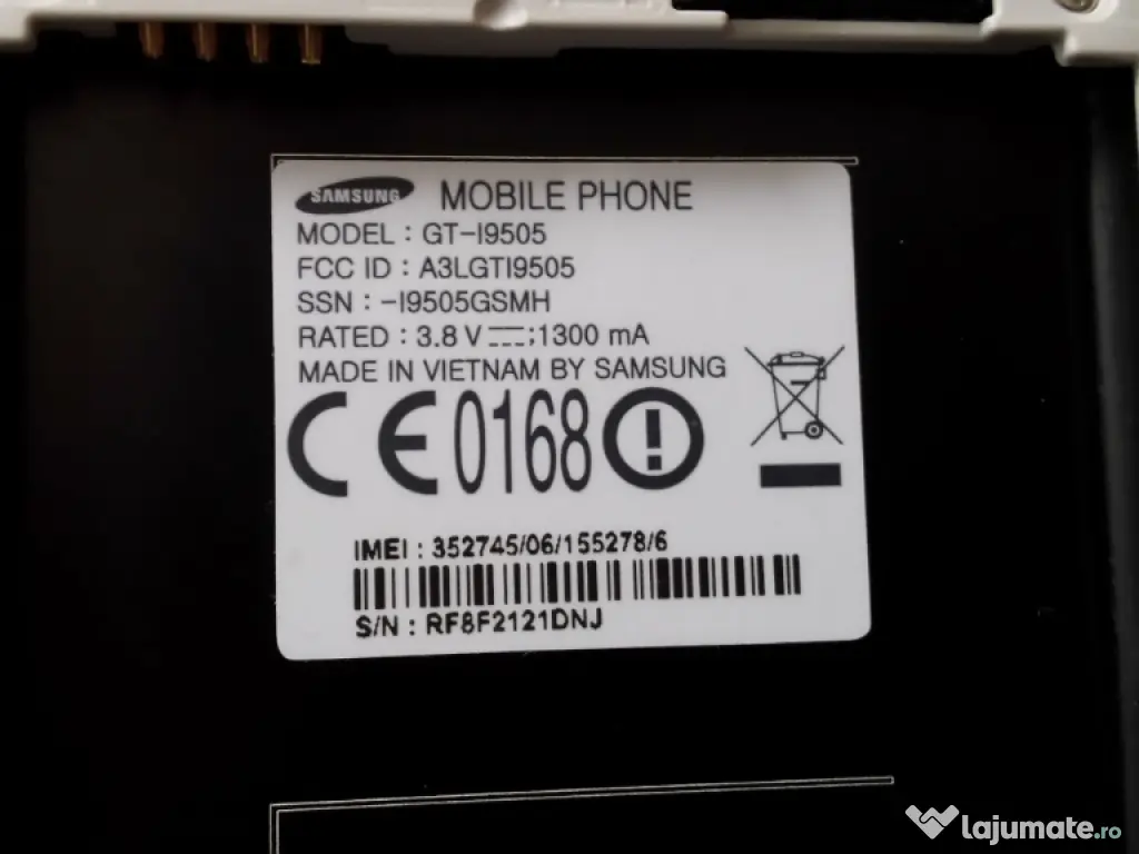 Samsung Galaxy S4 GT-I9505 original cu display spart.