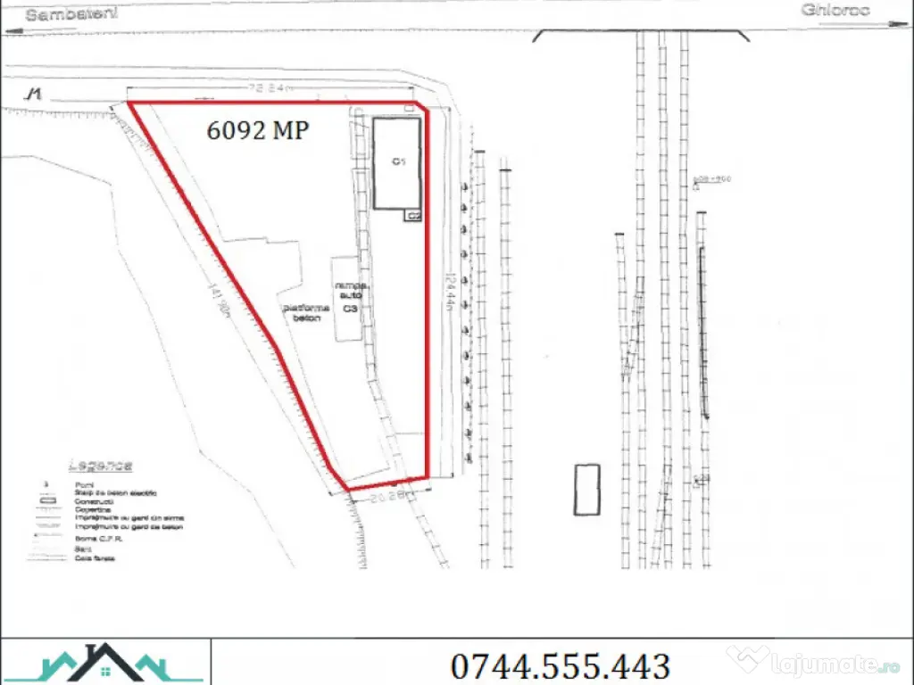 Teren 6092 mp. in Ghioroc - ID : RH-16346-property