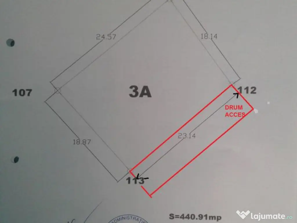 Snagov-Ghermanesti,440mp. 