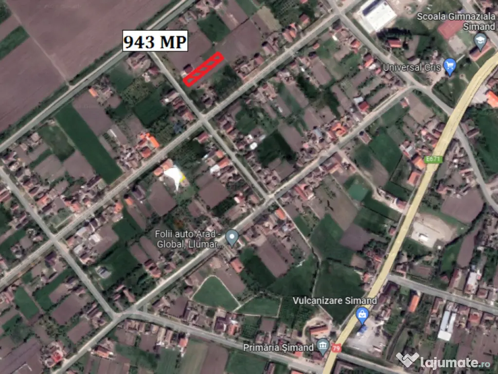 Teren 943 mp in Simand - ID : RH-32335-property